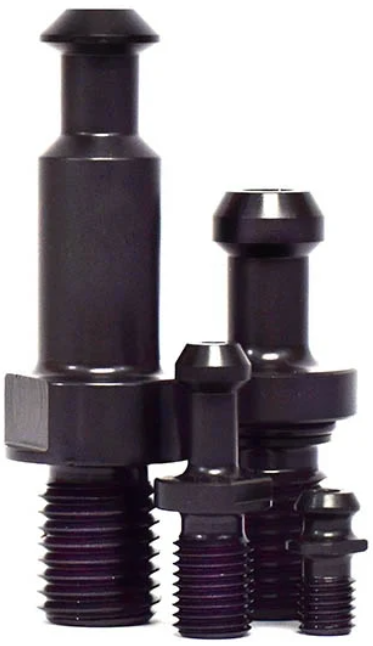 Custom machine components and retention knobs