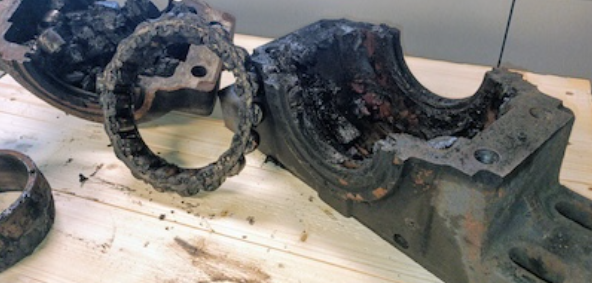 The most common cause of bearing failure