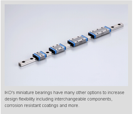 IKO's Miniature Bearing Line Available in Different Widths and Lengths