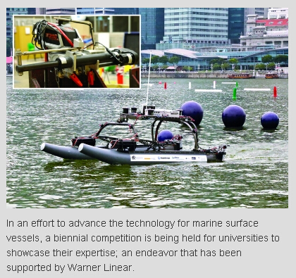 Warner Linear Steers Unmanned Vessel Design