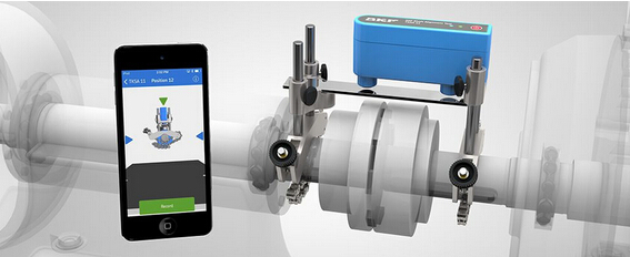 Shaft alignment tool TKSA 11  New technology makes shaft alignment easier and more affordable