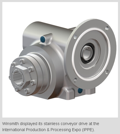 Winsmith Displays Stainless Steel Conveyor Drives at IPPE Show