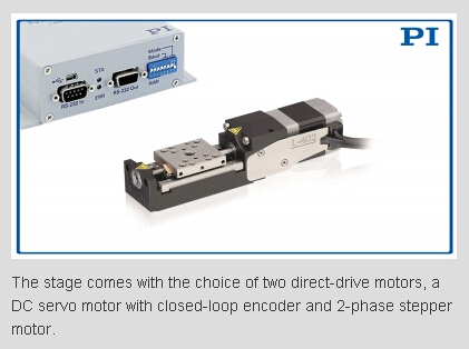 PI Introduces Miniature Linear Positioning Stage