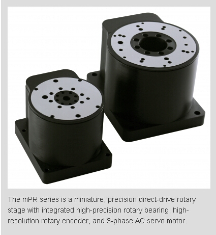 Parker Offers Miniature Direct-Drive Rotary Stage