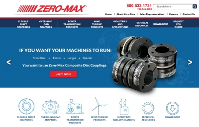 Zero-Max Provides Web-to-CAD Design Solution