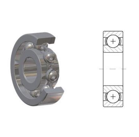 Single-row deep groove ball bearing