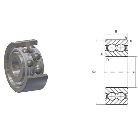 Double-row deep groove ball bearing