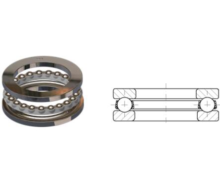 One-way thrust ball bearing