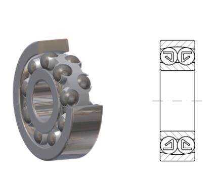 Self-aligning ball bearing