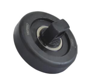 The forklift gantry with side roller bearing