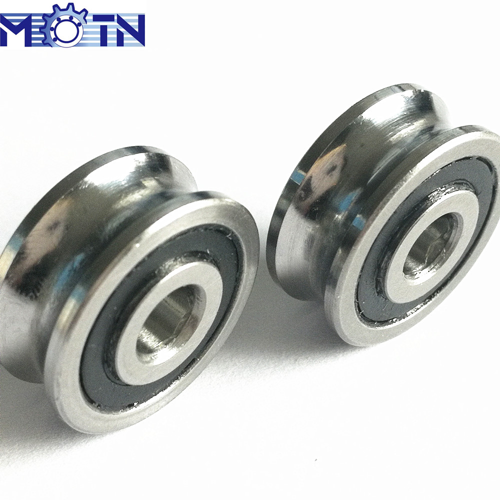 LFR50/4-5NPP high Grade U profile double row track roller wheel bearing