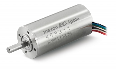 Maxon EC-4pole 30 Brushless DC Motor Provides Nominal Torque of 106 mNm