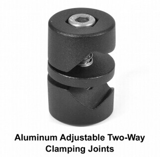 J.W. Winco GN 490 Aluminum Adjustable Two-Way Clamping Joints Now Come in Metric Sizes