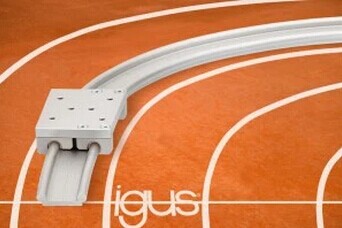 Curved linear guides from igus