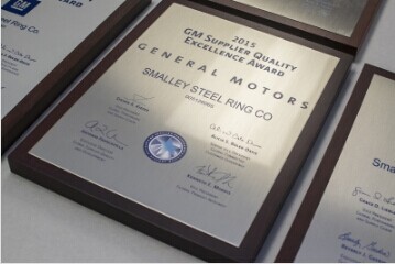 Smalley Receives GM Supplier Quality Award