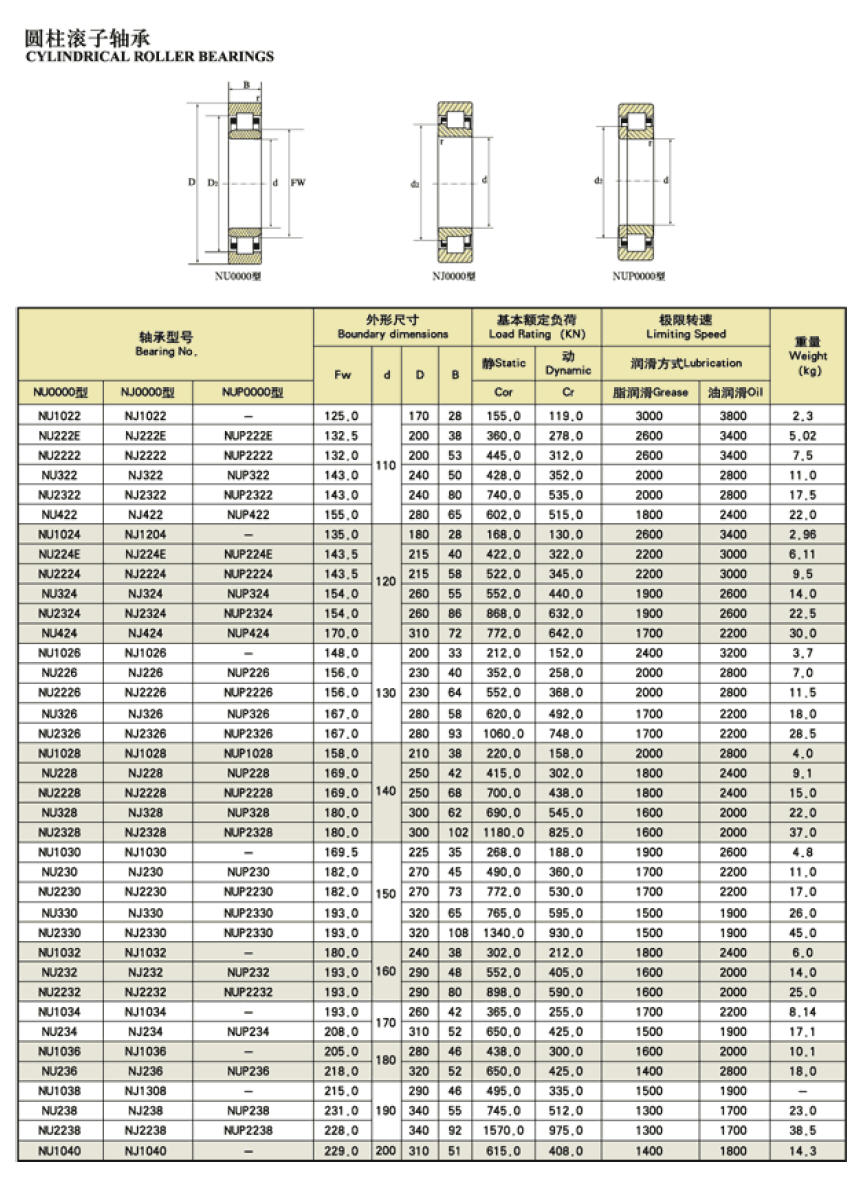 NU1022 | NU222E | NU2222 | NU322 | NU2322 | NU422 | NU1024 | NU224E | NU2224 | NU324 | NU2324 | NU424 | NU1026 | NU226 | NU2226 | NU326 | NU2326 | NU1028 | NU228 | NU2228 | NU328 | NU2328 | NU1030 | NU230 | NU2230 | NU330 | NU2330 | NU1032 | NU232 | NU2232 | NU1034 | NU234 | NU1036 | NU236 | NU1038 | NU238 | NU2238 | NU1040 | 
NJ1022 | NJ222E | NJ2222 | NJ322 | NJ2322 | NJ422 | NJ1024 | NJ224E | NJ2224 | NJ324 | NJ2324 | NJ424 | NJ1026 | NJ226 | NJ2226 | NJ326 | NJ2326 | NJ1028 | NJ228 | NJ2228 | NJ328 | NJ2328 | NJ1030 | NJ230 | NJ2230 | NJ330 | NJ2330 | NJ1032 | NJ232 | NJ2232 | NJ1034 | NJ234 | NJ1036 | NJ236 | NJ1038 | NJ238 | NJ2238 | NJ1040 | 
NUP222E | NUP2222 | NUP322 | NUP2322 | NUP422 | NUP224E | NUP2224 | NUP324 | NUP2324 | NUP424 | NUP226 | NUP2226 | NUP326 | NUP2326 | NUP1029 | NUP228 | NUP2228 | NUP328 | NUP2328 | NUP230 | NUP2230 | NUP2330 | NUP2330 | NUP232 | NUP2232 | NUP234 | NUP236 | NUP238 | NUP2238 | 