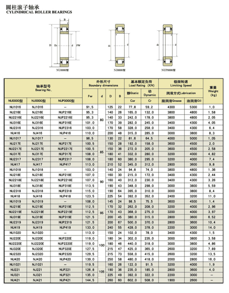 NU1016 | NU216E | NU2216E | NU316E | NU2316 | NU416 | NU1017 | NU217E | NU2217E | NU317E | NU417 | NU1018 | NU218E | NU2218E | NU318E | NU2318 | NU418 | NU1019 | NU219E | NU2219E | NU319E | NU2319 | NU419 | NU1020 | NU220E | NU320E | NU420 | NU1021 | NU221 | NU321 | NU421 | 
NJ1016 | NJ216E | NJ2216E | NJ316E | NJ2316 | NJ416 | NJ1017 | NJ217E | NJ2217E | NJ317E | NJ417 | NJ1018 | NJ218E | NJ2218E | NJ318E | NJ2318 | NJ418 | NJ1019 | NJ219E | NJ2219E | NJ319E | NJ2319 | NJ419 | NJ1020 | NJ220E | NJ320E | NJ420 | NJ1021 | NJ221 | NJ321 | NJ421 | 
NUP216E | NUP2216E | NUP316E | NUP2316 | NUP416 | NUP217E | NUP2217E | NUP317E | NUP2317 | NUP417 | NUP218E | NUP2218E | NUP318E | NUP2318 | NUP418 | NUP219E | NUP2219E | NUP319E | NUP2319 | NUP419 | NUP220E | NUP2220E | NUP320E | NUP2320 | NUP420 | NUP221 | NUP321 | NUP421 | 