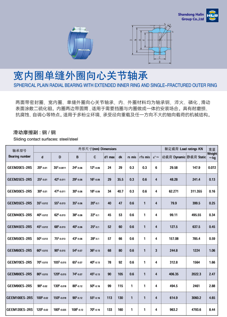 GEEM20ES- 2RS | 
GEEM25ES- 2RS | 
GEEM30ES- 2RS | 
GEEM35ES -2RS | 
GEEM40ES -2RS | 
GEEM45ES- 2RS | 
GEEM50ES- -2RS | 
GEEM60ES-2RS | 
GEEM70ES- -2RS | 
GEEM80ES-2RS | 
GEEM9OES -2RS | 
GEEM100ES- 2RS | 
GEEM120ES- 2RS | 
